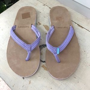 NEW, never worn size 9 Hari Mari flip flops